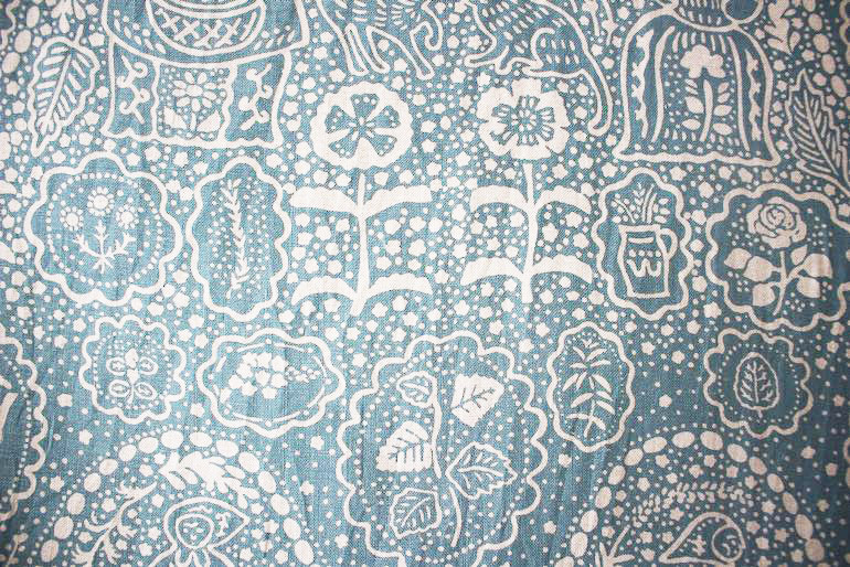 LINNETリネンプリント ハーブティー